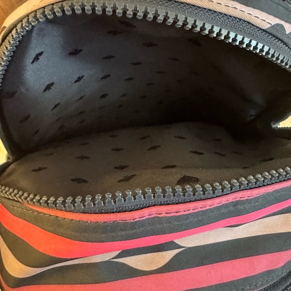 Kate Spade Pink and Black Striped Backpack - Picture 8 of 16